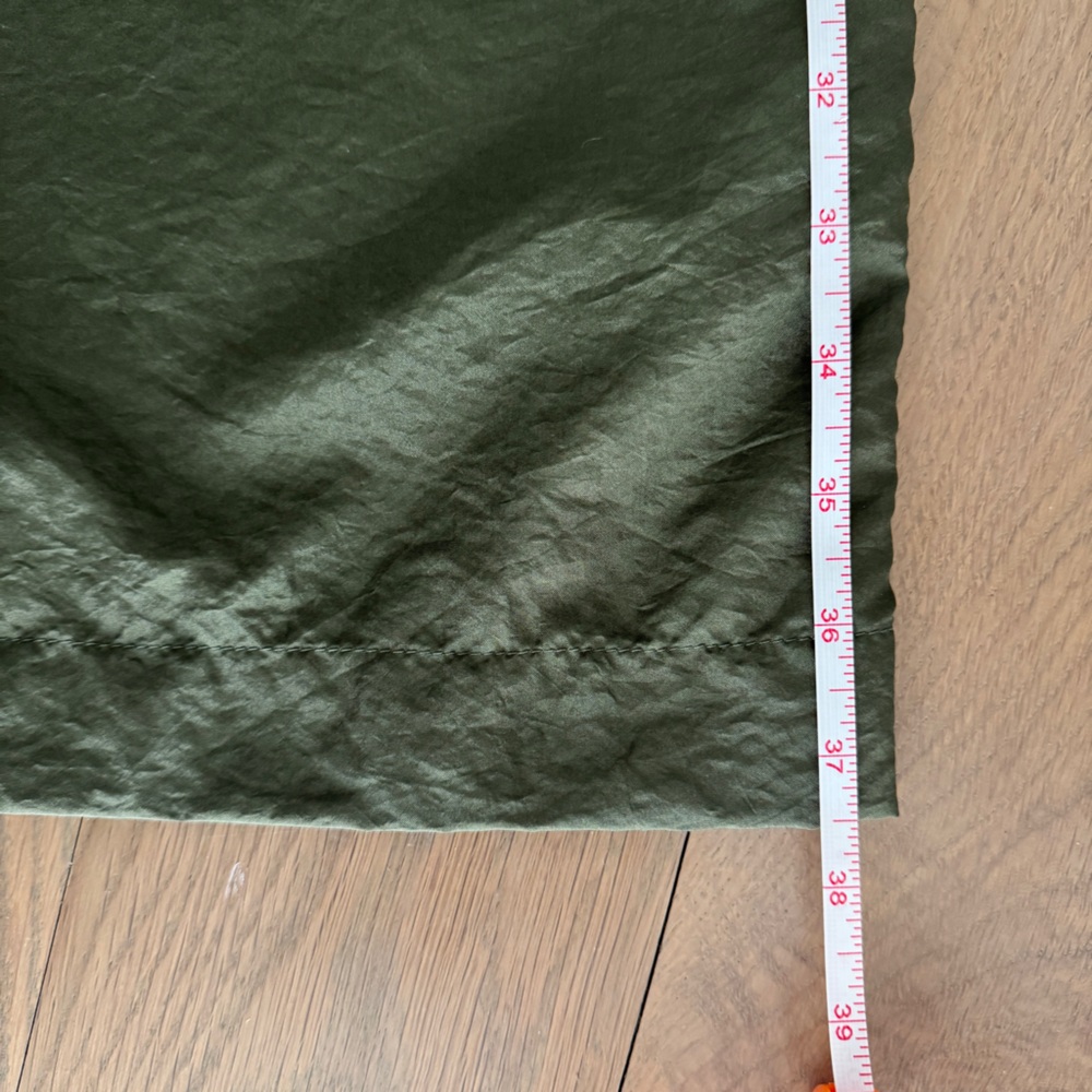 Tibi Olive Green Nylon Cargo Pants - Picture 4 of 9